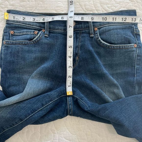 PRINCIPLE DENIM INNOVATORS Dreamer Distressed Knee Patch Skinny Ankle Jean, 25 - Picture 11 of 12